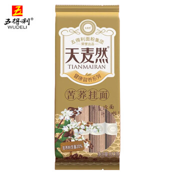 五得利天麦然荞麦挂面800g价格走势及口感评测