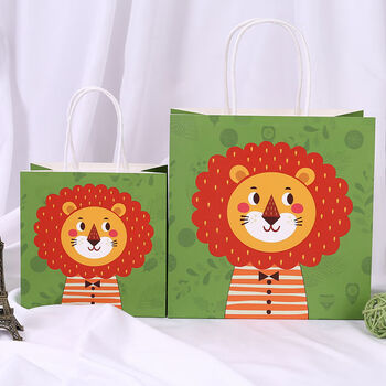 漫玫儿童礼品袋卡通生日手提袋幼儿园送小朋友伴手回礼袋零食包装纸袋