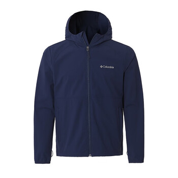 Columbia哥伦比亚软壳衣男春秋季外套户外防泼水弹力通勤休闲夹克XO8440 藏蓝色/464 L