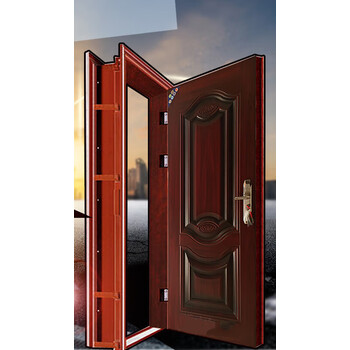 格鲁德钢套门室内门包墙体门防盗门卧室安门钢质门进户入户家用工程门