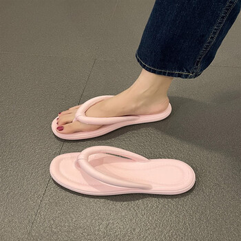 名品天成可爱少女拖鞋女外穿软底踩屎感人字拖浴室洗澡2023夏新款花朵