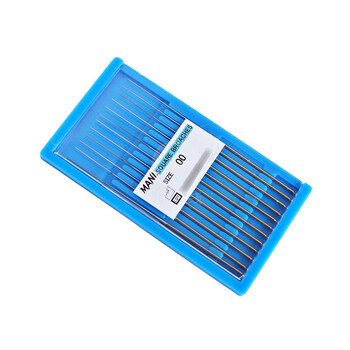 日本马尼mani探查根管针光柄棉花针光滑针洗髓针12支口腔科0