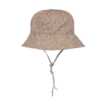 澳洲bedhead 亚麻圆顶经典渔夫帽双面可戴遮阳透气帽子儿童防晒帽