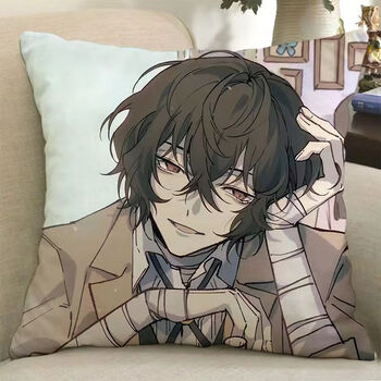 挽刻文豪野犬周边抱枕太宰治江户川乱步芥川龙之介中原也动漫玩偶公仔