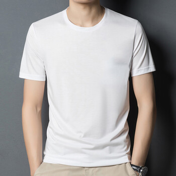 男装短袖t恤男圆领运动休闲学生打底上衣oot-yyk-t2131 白色 xxl