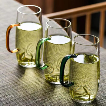 富光同类型高档双层水晶玻璃杯茶杯耐热杯办公室便携男女加厚防爆杯车