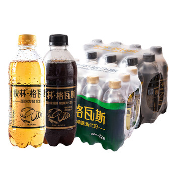 俄式大面包黑麦芽发酵饮品汽水哈尔滨特产黄格瓦斯12瓶黑格瓦斯12瓶