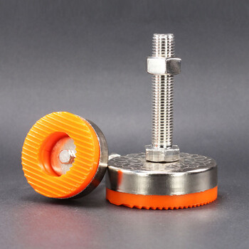 调整脚杯m12橡胶可调节固定地脚螺丝脚垫垫脚机器脚 抖音 底座50*m10*