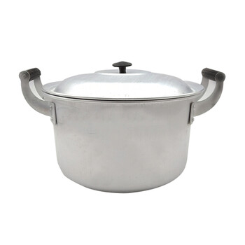 吕锅家用铝锅双层蒸馒头锅大铝锅商用铝锅老式蒸锅家用加厚加深铝汤锅