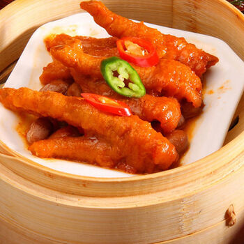 冷链空运广州酒家紫金酱凤爪250g早餐广式早茶港式凤爪宵夜买11紫金酱