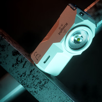 务本（WUBEN）X0迷你强光手电筒高显色灯珠炫酷解压多功能便携EDC大泛光拐角灯 白锦衣（高显色灯珠800流明）