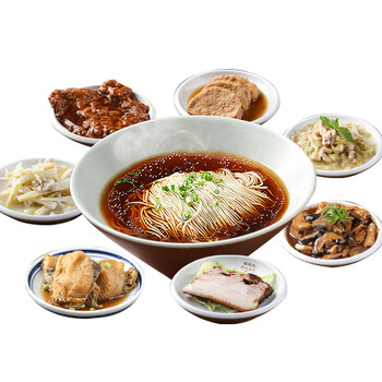 松鹤楼苏州汤面浇头组合焖肉红烧大排面浇头面条早餐方便速食大排1爆