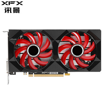 讯景（XFX）RX 550 2G 黑狼版 1091/6000MHz 128bit GDDR5 显卡