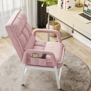 家用书房办公沙发电脑椅靠背电竞座椅jm升级加厚款湖蓝色5挡22方管