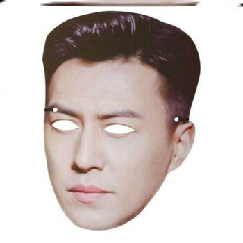 易容仿真人脸皮人皮面皮人套假脸面皮皮化妆道具人皮贴u58至靳东