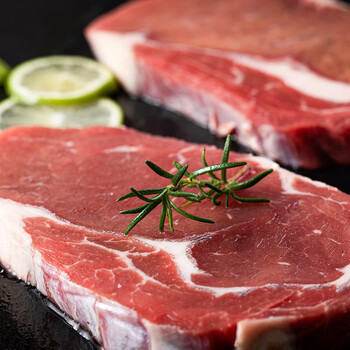 新疆伊犁褐牛肉国产整切西冷牛排 眼肉牛排 眼肉牛拍2kg