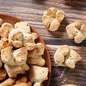 羊脚蹄浙江台州临海特产传统糕点点心办公室零食香脆羊脚蹄315g