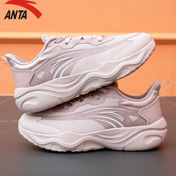 安踏anta女鞋运动鞋子女春夏季网面透气软底网面跑步鞋女轻质耐磨休闲