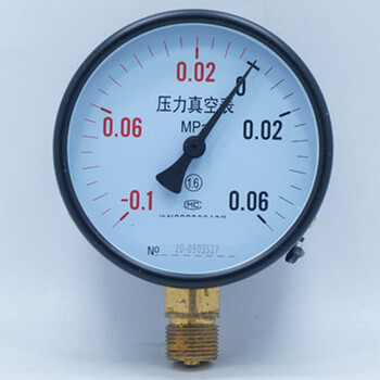 真空yz100负压表上海天川0100060150305mpa定制负压01到正压006mpa