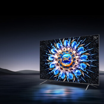 TCL电视 75T7H 75英寸 HDR 1100nits 220分区 4K 144Hz 2.1声道音响 平板电视机 以旧换新 75英寸 枪色