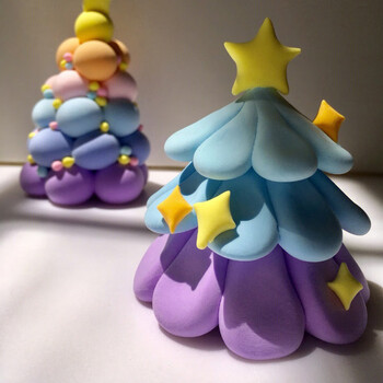 霜魄超轻粘土圣诞树粘土圣诞树超轻小红书同款手工制作diy材料包