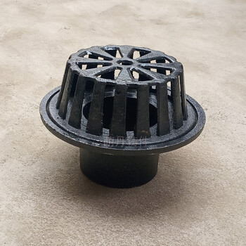 内插式铸铁87型雨水斗直插式落水斗直排承插地漏虹吸式重力雨水斗内插