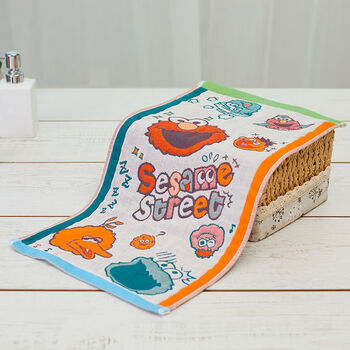 五一礼物14条装儿童毛巾棉纱布5层长方形洗脸巾家用柔软可爱卡通小童