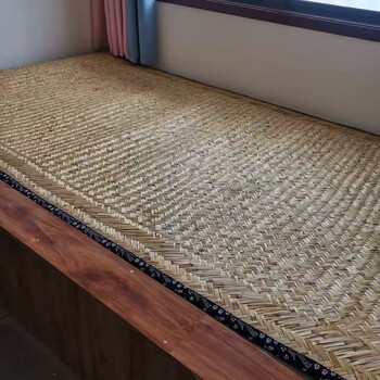 vieruodis炕席 手工编织农村席草编吊顶民宿贴墙装饰家用装修草席芦苇