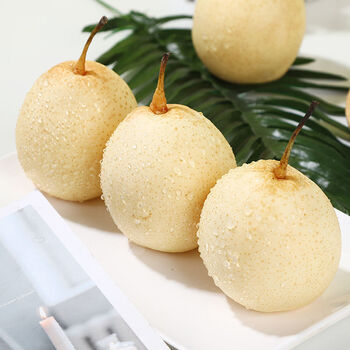 河北鸭梨水晶梨水果梨子10斤新鲜白梨 古树5斤精品鸭梨