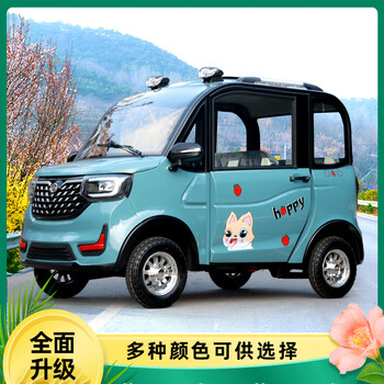 星彭电动四轮新能源汽车油电两用小型家用成年人老头乐代步电瓶轿车女