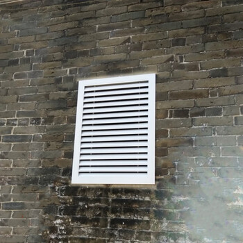 外墙防雨百叶空调外机罩室外百叶窗暖气罩空调风口通用 大百叶批发