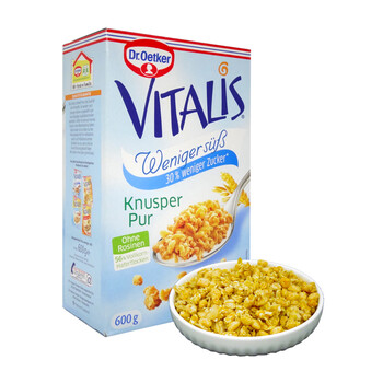 oetker)麦片 清新香脆麦片600g 德国进口 轻食谷物 全粒麦片 高纤维