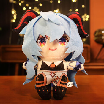 吉吉熊原神周边人物玩偶公仔胡桃魈毛绒玩具小号抱枕棉花布娃娃生日