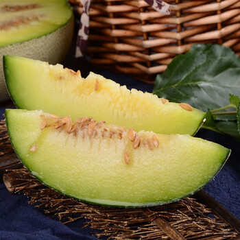 古寨山海阳网纹瓜山东特产哈密瓜甜瓜日本静冈玲珑瓜中源果农253斤装