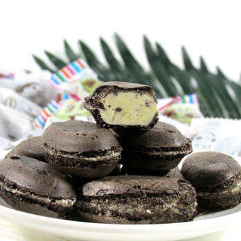 俄罗斯熊猫糖阿孔特夹心原装进口巧克力马卡龙休闲零食糖果熊猫糖250g