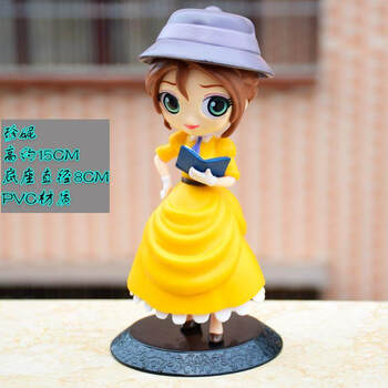 爱莎公主手办迪士尼公仔冰雪奇缘模型人偶玩具摆件珍妮高约15cm礼盒