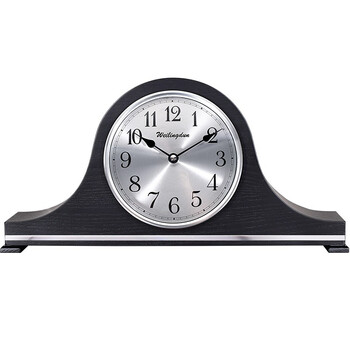 威灵顿座钟实木台钟客厅古典座钟复古时钟木质坐钟中式石英钟实木座钟