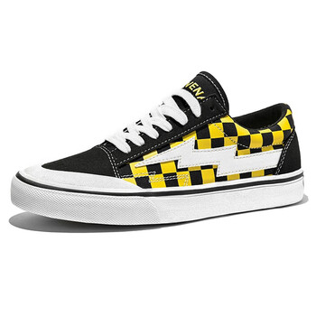 revenfe x spotm复仇风暴闪电板鞋运动滑板鞋潮流百搭春秋款情侣帆布