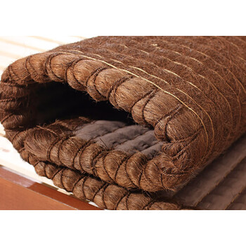 俏尚美 天然无胶硬棕榈椰棕床垫防潮山棕3cm薄款折叠学生环保老 线缝