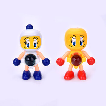 弹珠警察玩具8090后的回忆儿童玩具动漫弹珠超人警察变形机器人黄宝黑