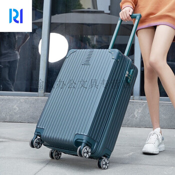 行李箱60吋男大容量拉杆箱出国搬家托运旅行防刮拉款墨绿色38寸升级