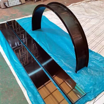 igiftfire定制不锈钢拱门一体成型定制门框门头门套包边圆弧形u型线条