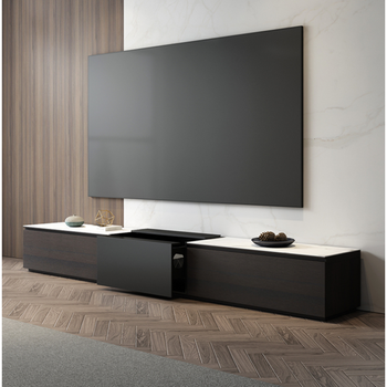 定制激光电视柜75 80 88 100寸 智能隐藏式电动智能伸缩柜子落地激光