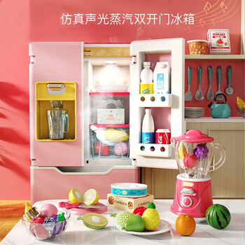 澳颜莱儿童过家家仿真水果榨汁机玩具厨房大号果汁搅拌机男女宝宝