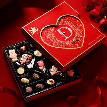 如胜比利时进口酒心巧克力礼盒装送女友手工零食生日礼物比利时进口