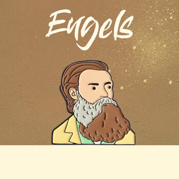 学科合集卡通徽章胸针考试考研逢考必过包饰品送人礼物政恩格斯