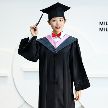 学士服本科毕业礼服 文科学位服 博士服装成人 中小学毕业礼服学士帽