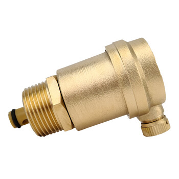 盾安黄铜自动排气阀dn152025自来水暖气阀4分6分1寸立式放气阀dn154分