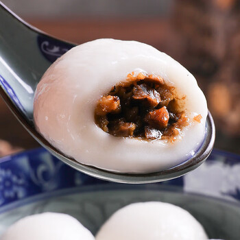 焙享苑香菇猪肉咸汤圆乐山水乡芽菜臊子馅汤圆肉馅速冻四川鲜肉糯米