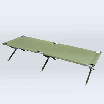 星空虎行军折叠床行军床便携野营午睡户外单人简易折叠床铝合金救灾